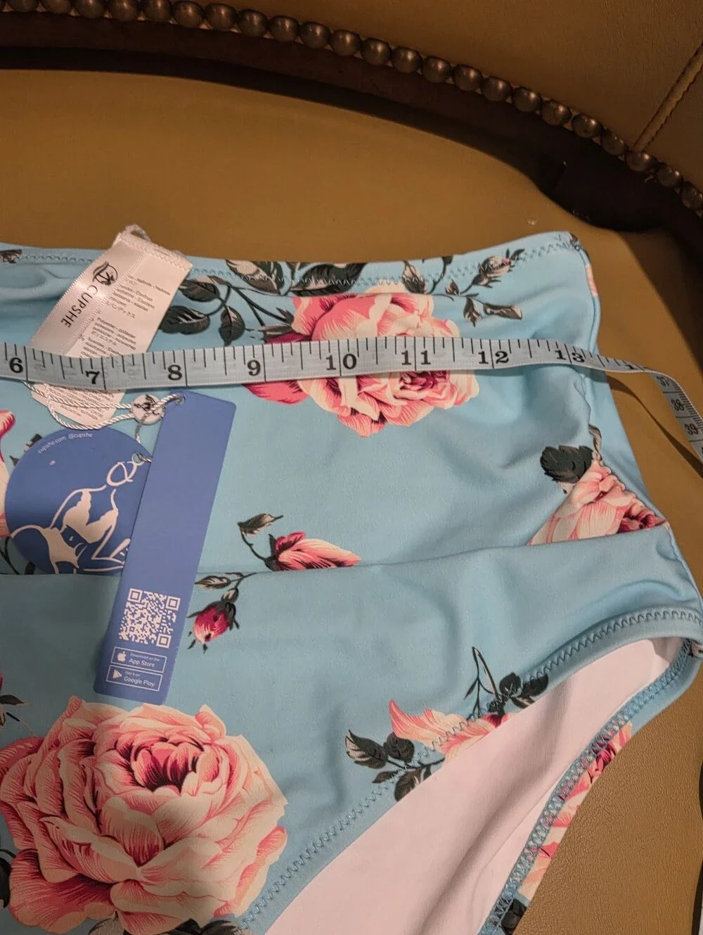 Cupshe Bikini High Waist Bottoms L